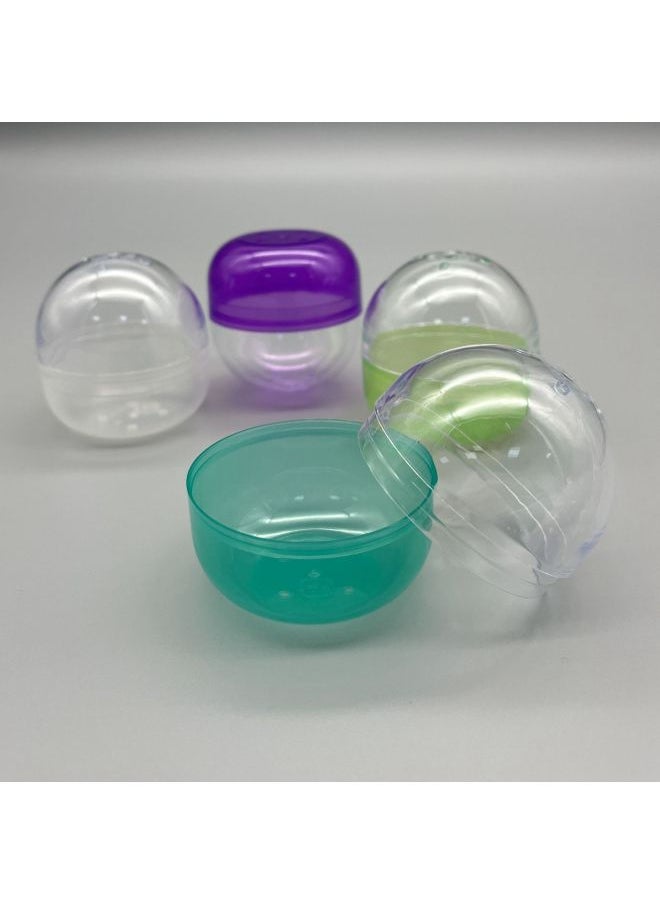 Generic - Egg Ball Egg Shell Egg Shell Plastic Egg Color Egg Capsule Shell One-piece Plastic Box Packaging Egg Egg Shell-Specifications:9 * 18cm Capsules Mixed Color Random - Image 1