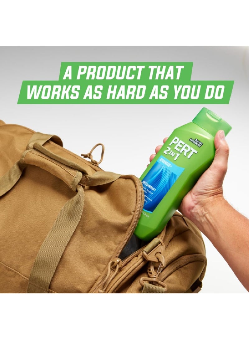 PERT 2 IN 1 Shampoo and Conditioner, Anti-Dandruff, 13.5 Fl. Oz (Pack of 6) - Image 3