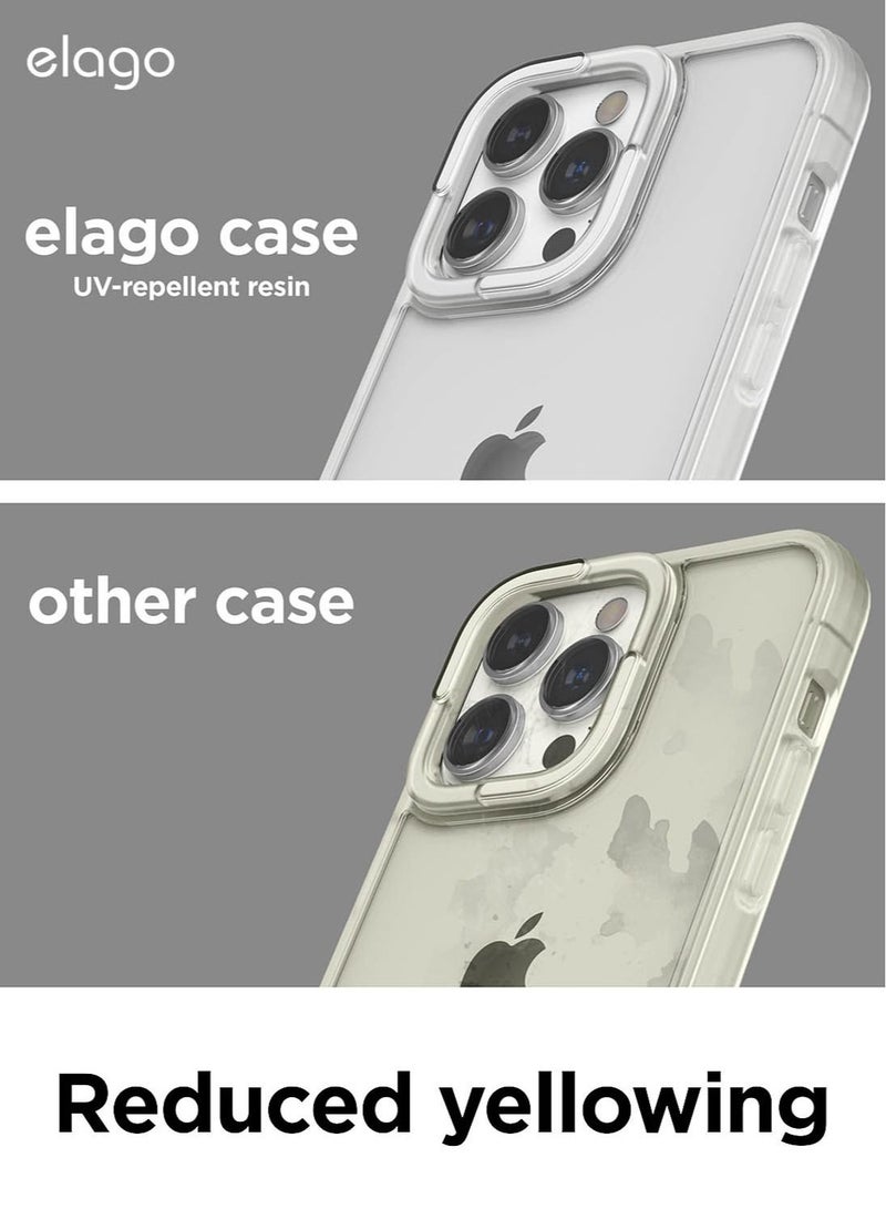 Elago Dual for iPhone 14 Pro Case Cover with Hybrid Technology - White - Image 5