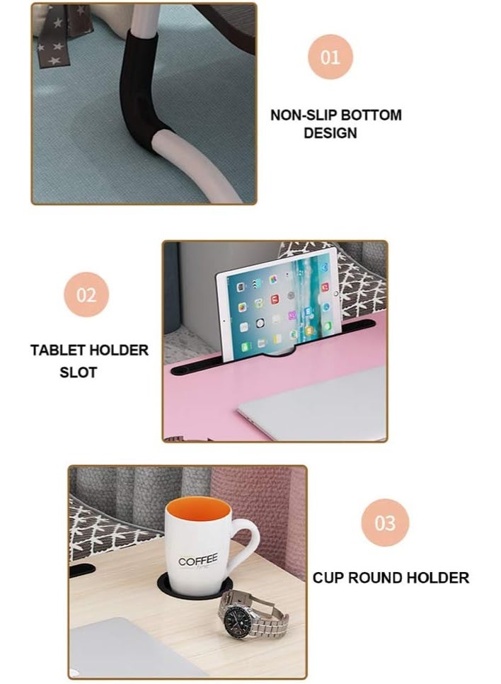 Portable laptop table – ergonomic design for working and studying anywhere - Image 3