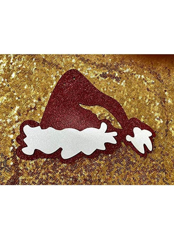 LeeSky - Mele Kalikimaka Banner Gold Glitter Gold Christmas Decorations Mele Kalikimaka Party Decorations Mele Kalikimaka Christmas Decorations Christmas Party Decorations - Image 1