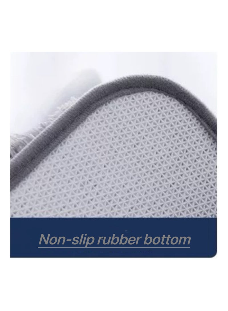 Ultra fine fiber bathroom floor mat with strong anti slip and water absorption properties, fast drying carpet mat suitable for living room, kitchen, bedroom, bathroom, balcony, home decoration (50 * 80cm), machine washable  - Image 3