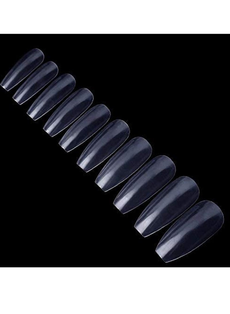 أظافر صناعية أكريليك مزيفة - 500 قطعة - Image 2