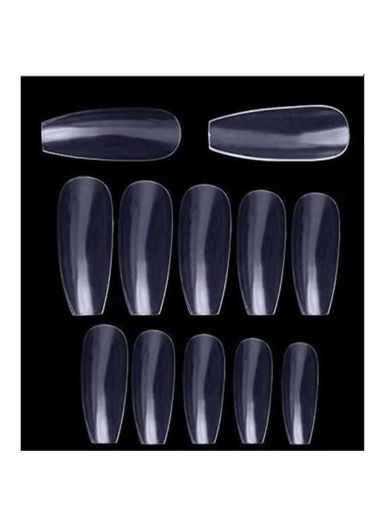 أظافر صناعية أكريليك مزيفة - 500 قطعة - Image 1