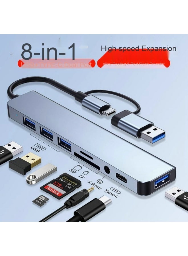 8-in-1 Multifunctional USB 3.0 Docking Station, Essential Hub for Laptops - Image 1
