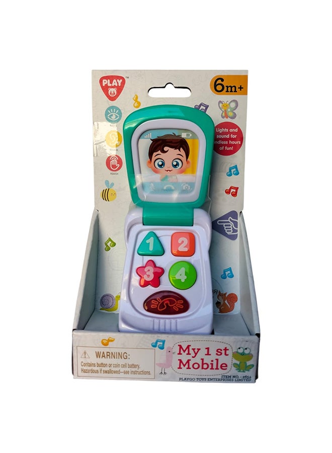 Playgo My?1st Mobile – B/O Lights & Sounds Learning Phone (18?M+) - Image 2