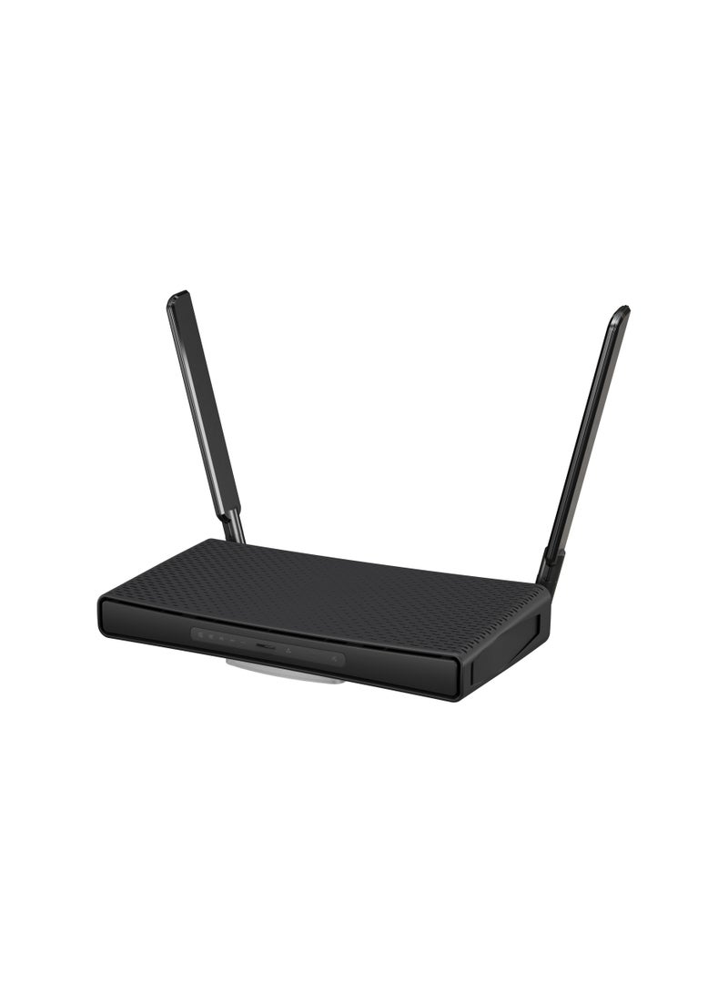 مايكروتك hAP Ax3 الجيل 6 اللاسلكي، 2.5 جيجابت إيثرنت، PoE، راوتر WPA3 أسود - Image 1