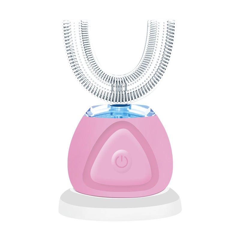 Portable Waterproof Electric Brush Pink 