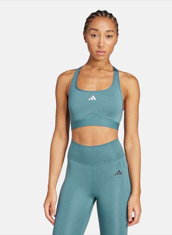 Adidas Powerreact Training Medium-Support Bra - Image 3