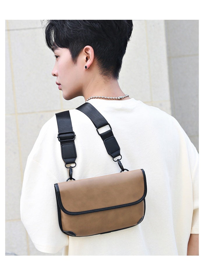 KUYING Men's Business Commuting Single Shoulder Crossbody Bag  - Image 2