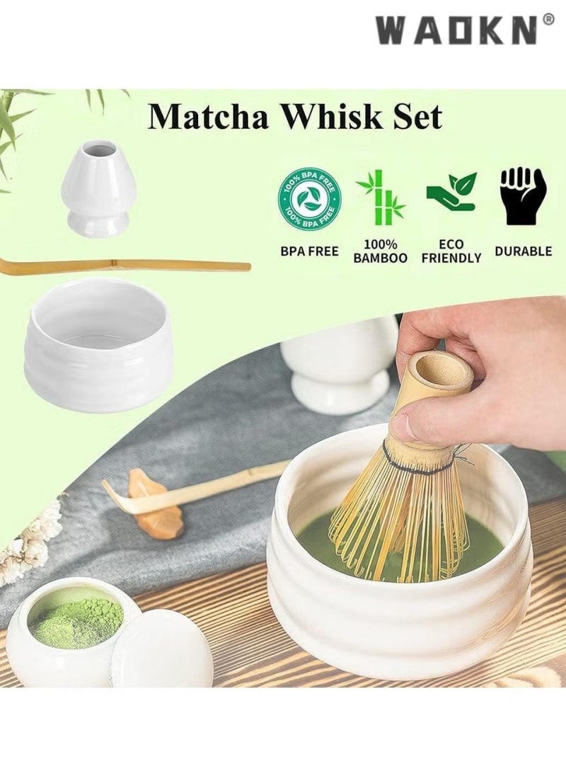 7 Piece Matcha Whisk Set Bamboo Matcha Tools for Stirring Matcha Tea Matcha Bowl Japanese Style Tea Making Ceramic Tea Set Order Tea Ceremony Whisk Bamboo Matcha Brush White - pzsku/Z1378F5BA4DE076C82EEBZ/45/_/1721382763/f9418bb2-0979-4a6c-ac4d-a28db3e09fbf