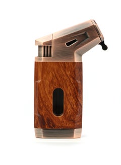 Honest Honest Refillable Windproof Butane Gas Lighter Blue Flame Lighter For Candles Red  - Image 3