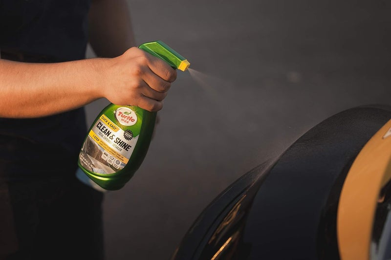 TurtleWax تورتل واكس كلين آند شاين توتال إكستيريور، 768 مل، عبوة من 1، رذاذ غسيل سيارات بدون ماء، مناسب لجميع الأسطح الخارجية، غسيل سيارات 3 في 1، تلميع وتفاصيل - Image 2