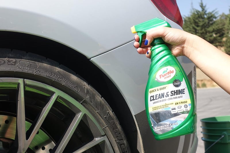 TurtleWax تورتل واكس كلين آند شاين توتال إكستيريور، 768 مل، عبوة من 1، رذاذ غسيل سيارات بدون ماء، مناسب لجميع الأسطح الخارجية، غسيل سيارات 3 في 1، تلميع وتفاصيل - Image 1
