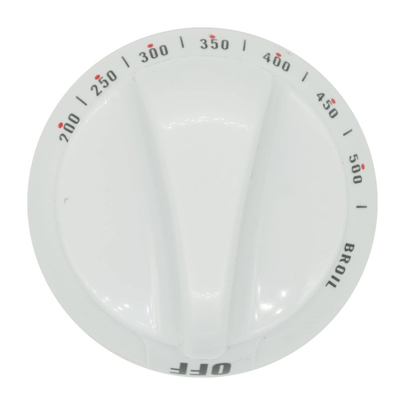 GYOFFULL WB03K10036 Thermostat Stove Knob White Replacement Part Control Compatible with GE Hotpoint Range Oven Kitchen Burner Replace Number WB03K10037 242682 AP20148481PC