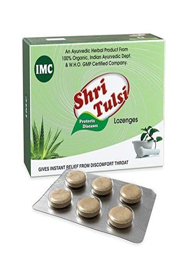 IMC Aurvedic Shri Tulsi Lozenges (Candy)(Pack of 2) 2X30 Lozenges