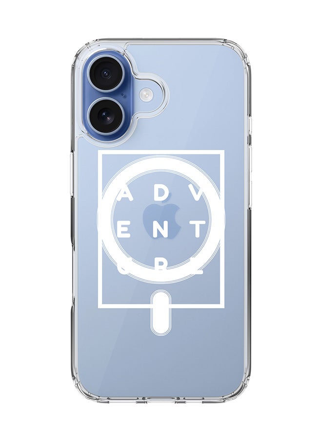 Stylizedd Classic Clear MagSafe Case for iPhone 17 , Hybrid Soft Case Flexible Edges Anti Drop TPU PC Gel Thin Transparent Cover [ Designed for iPhone 17 ] - Adventure