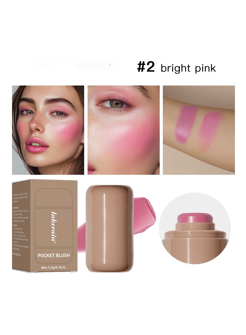 lakerain Creamy Blush for Buildable Color | Soft & Velvety Texture | Long-Lasting, Luminous Finish | Hydrating & Blendable | Natural Glow for All Skin Types - Image 2