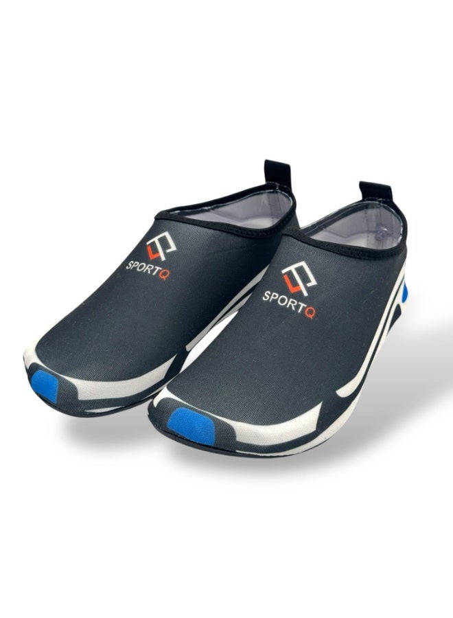SportQ SportQ® Easy-to-Wear Beach Sandals for Kids, Men & Women Comfortable, Flexible Sole for Protection from Rocks and Hot Sand Quick-Drying Water Shoes for Swimming, Snorkeling, Surfing, Kayaking, Beach, Walking & Yoga  - Image 1