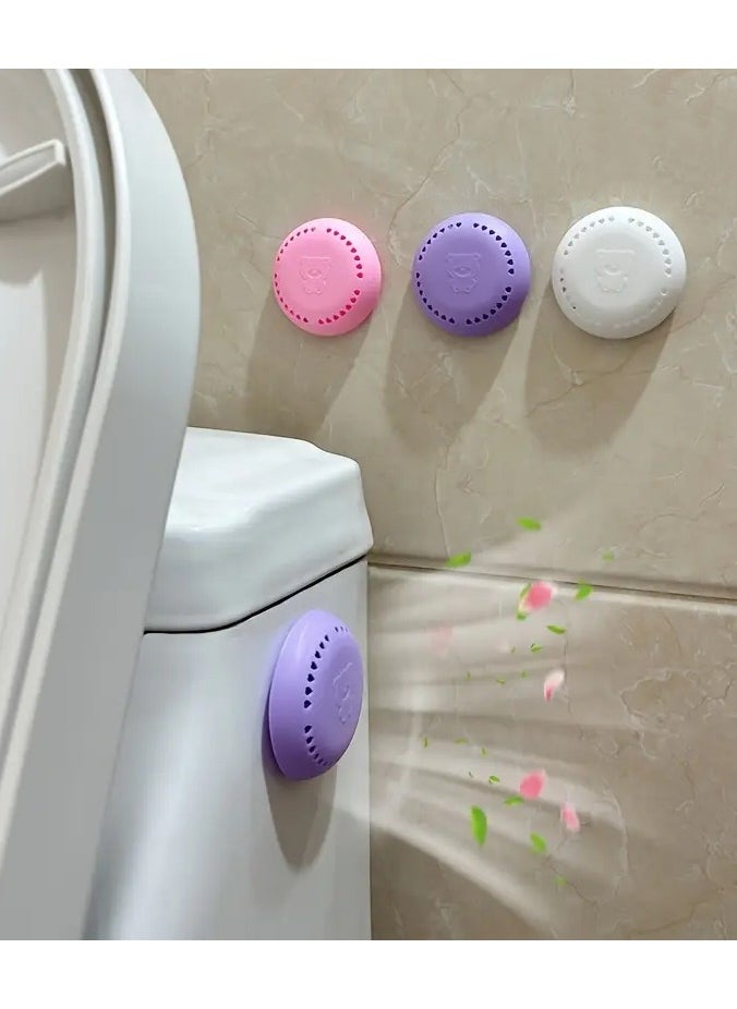 Generic - 10pcs  Lavender Scented Air Freshener Tablets - Long-Lasting Odor Eliminator for Home, Car, Bathroom, Closet ,Compressed Solid Deodorizer with 1 Extra Shell - Image 1