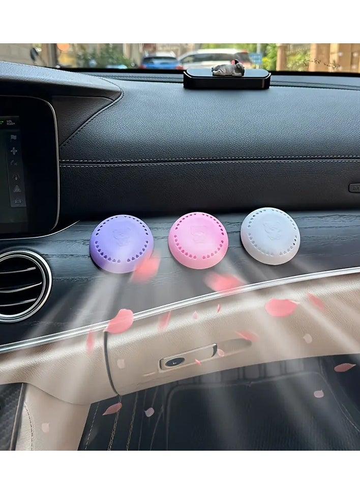 Generic - 10pcs  Lavender Scented Air Freshener Tablets - Long-Lasting Odor Eliminator for Home, Car, Bathroom, Closet ,Compressed Solid Deodorizer with 1 Extra Shell - Image 1