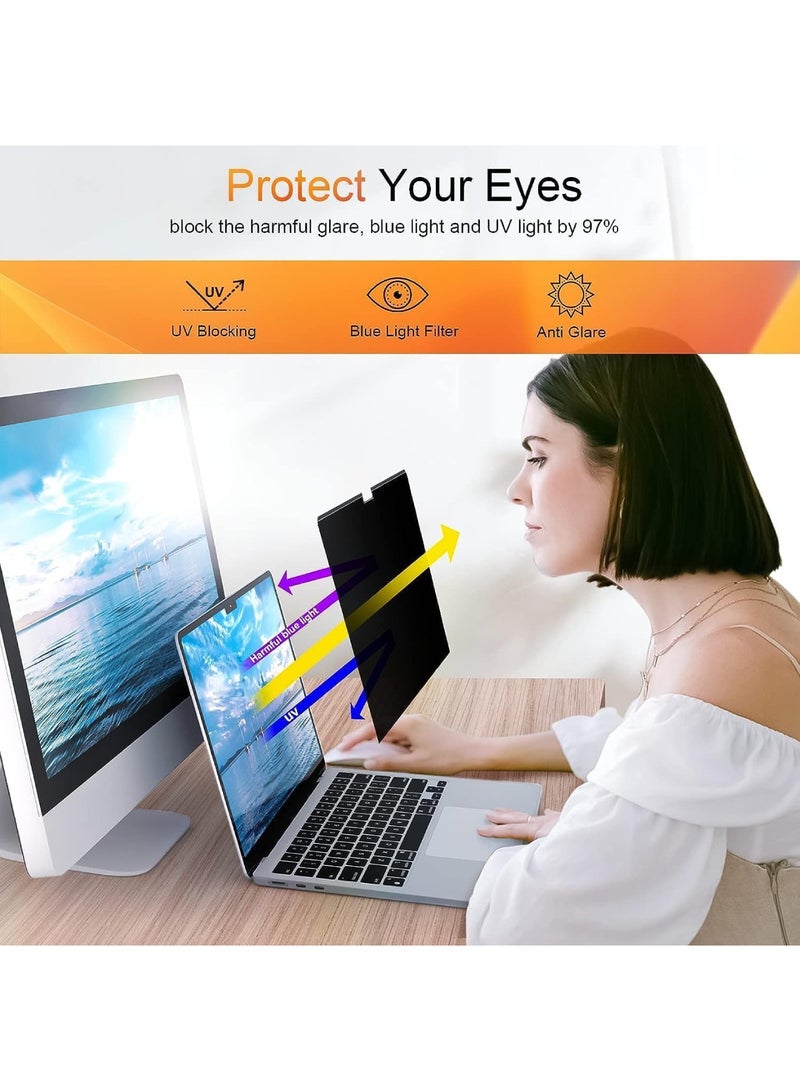 أداندو واقي شاشة مغناطيسي مضاد للوهج وقابل للإزالة لجهاز MacBook Neo 13 بوصة 2026 (A3404، A18 Pro Chip)، فلتر مضاد للتجسس، سهل التركيب بدون لاصق، لجهاز Mac 13 بوصة - Image 5