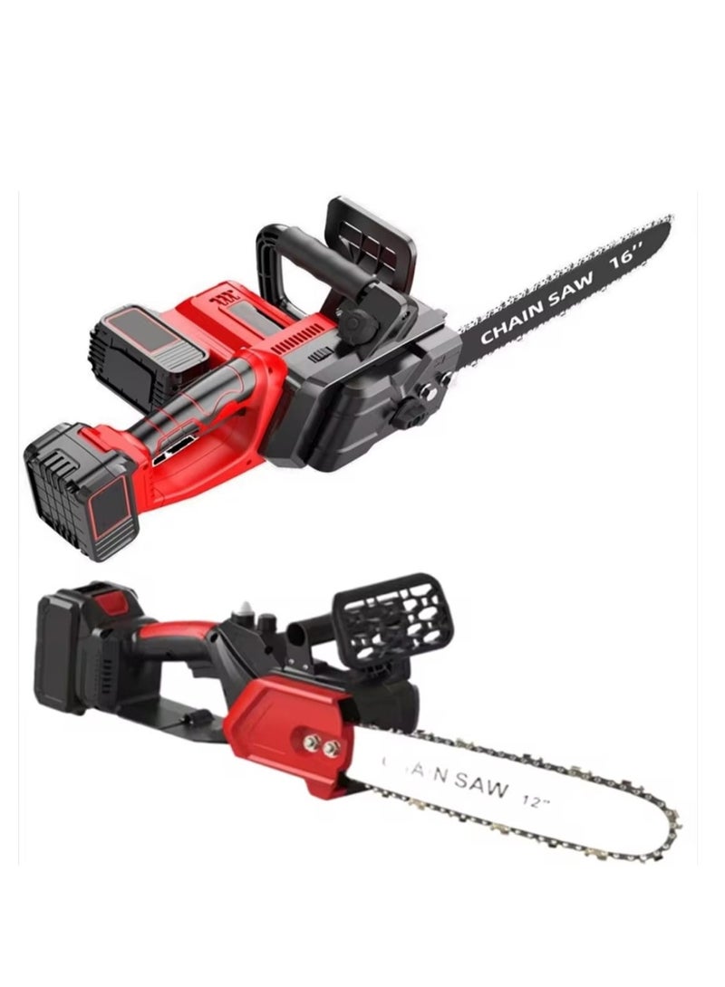 BlueFire 16-Inch Brushless Cordless Chainsaw with 2×3000mAh Rechargeable Batteries & Fast Charger | Portable Electric Battery Powered Chain Saw for Wood Cutting, Tree Trimming, Pruning & Gardening | High-Efficiency Pure Copper Motor, Deep-Quenched Guide Chain, Low Kickback, Lightweight & Easy to Use | Long-Lasting Power, Durable & Smooth Cutting Performance for Home, Farm & Outdoor Use - Image 1