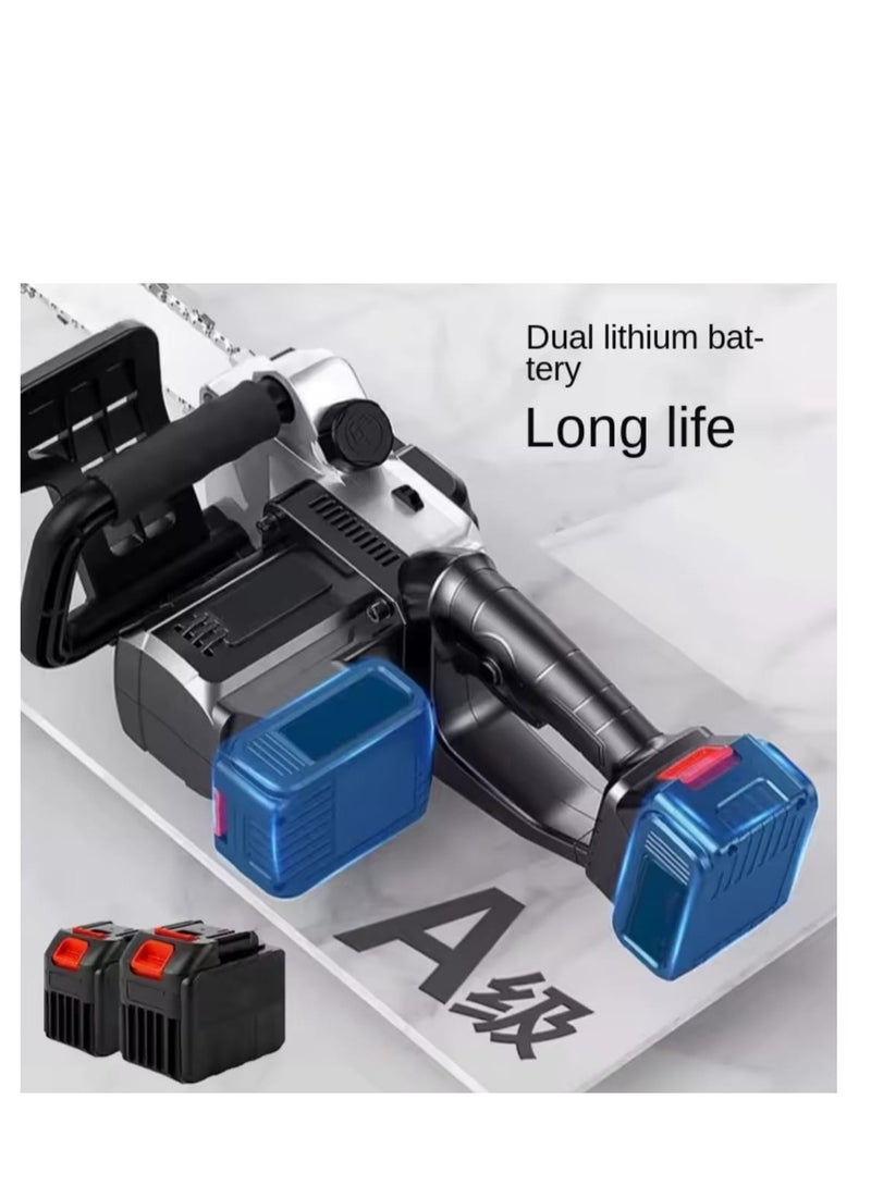 BlueFire 16-Inch Brushless Cordless Chainsaw with 2×3000mAh Rechargeable Batteries & Fast Charger | Portable Electric Battery Powered Chain Saw for Wood Cutting, Tree Trimming, Pruning & Gardening | High-Efficiency Pure Copper Motor, Deep-Quenched Guide Chain, Low Kickback, Lightweight & Easy to Use | Long-Lasting Power, Durable & Smooth Cutting Performance for Home, Farm & Outdoor Use - Image 4