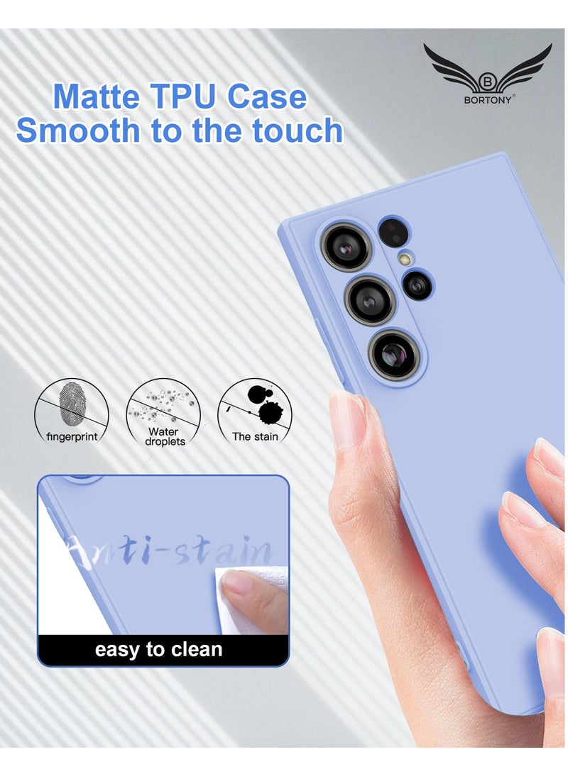 BORTONY Samsung S25 Ultra Case Liquid Soft Silicone Gel Rubber Galaxy S25 Ultra Cover Anti Scratch Military-Grade Shockprrof Protective Case for Samsung Galaxy S25 Ultra 6.8 Inch - Image 4