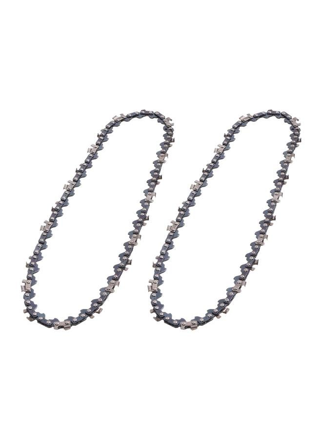 Thoraya 2PCS 8 Inch Chainsaw Chain High Hardness Manganese Steel Mini Chainsaw Chain for Chainsaw Accessories  - Image 2