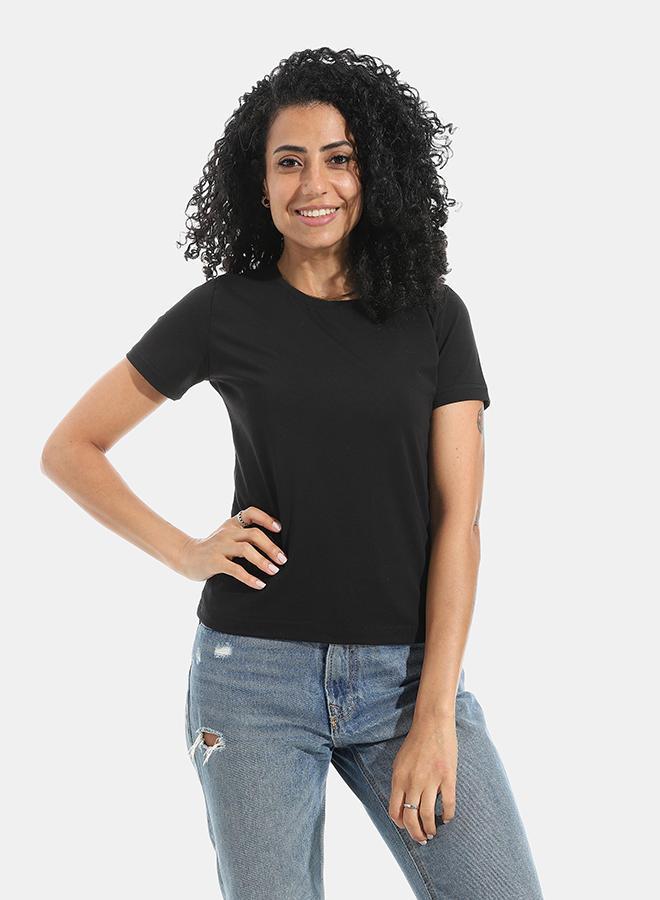 Xtcy Single Lycra Half Sleeve Crew Neck women - Image 1