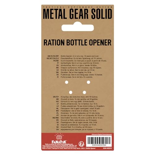 FaNaTtik Metal Gear Solid Ration Bottle Opener - Image 5