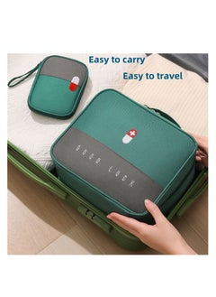 NOVOLAN Empty First Aid Bags, Versatile Travel Medicine Storage Pouches, Multifunctional Large and Small Organizers for Home and Travel, Durable and Scratch-Resistant, Smooth Zipper Closure, 2Pcs (red) - pzsku/Z1379A2A11AA1A3A683C0Z/45/_/1729401392/2c92ec0d-8a7e-4597-bd67-321e1d1f3813