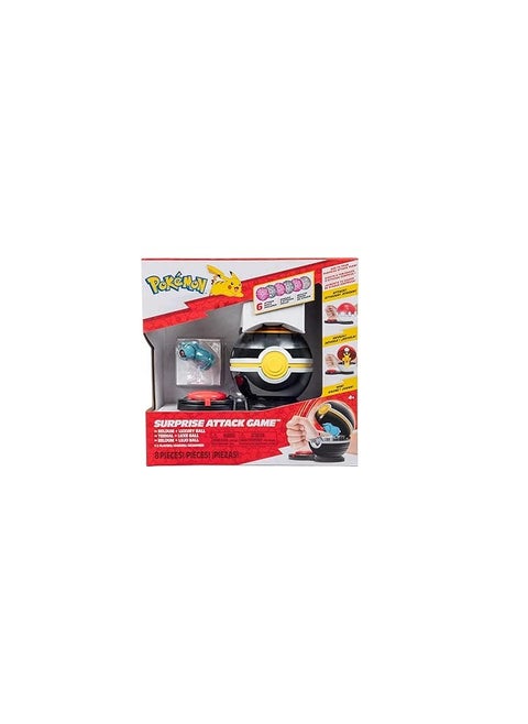 POKEMON SURPRISE ATTACK GAME - BELDUM & LUXURY BALL - 6 ATTACK DISKS 2724