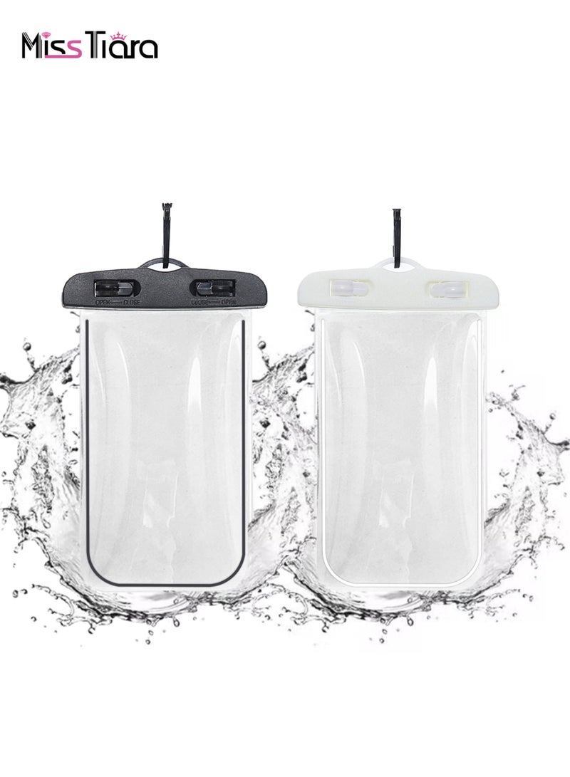 MissTiara حقيبة مائية مكونة من قطعتين للهاتف المحمول حتى 6.5 بوصة - Image 1