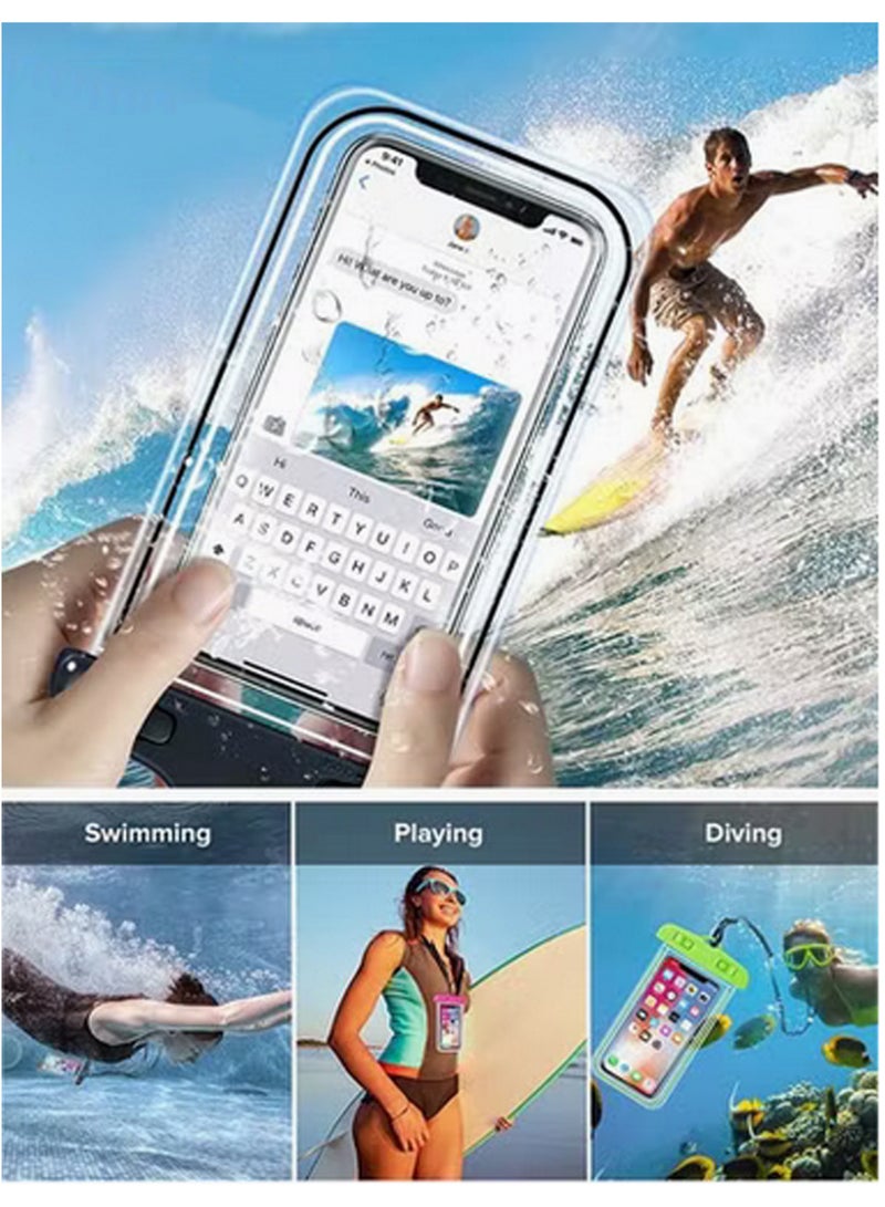 MissTiara حقيبة مائية مكونة من قطعتين للهاتف المحمول حتى 6.5 بوصة - Image 4