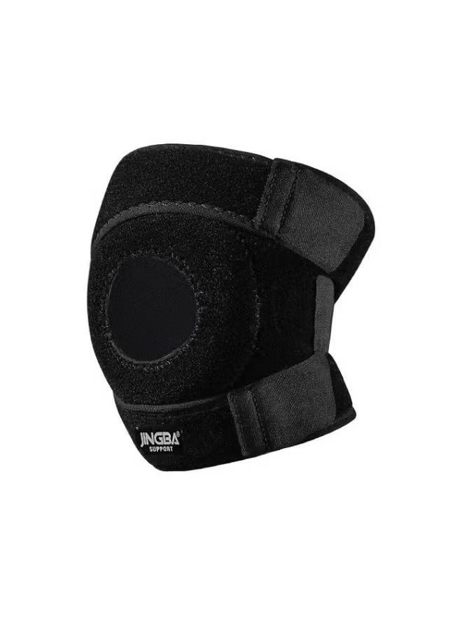 جينجبا سابورت قطعة واحدة من دعامات الركبة الرضفة، دعامات الركبة القابلة للتعديل للوقاية من آلام الركبة وتخفيفها، دعامات الركبة من النيوبرين، أشرطة دعم للجري، دعامات تثبيت الرضفة للجري في صالة الألعاب الرياضية وكرة السلة - Image 2
