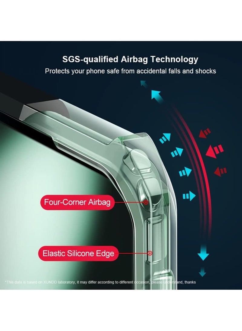 general Chinook Case for OPPO Find X7 Ultra, 【Airbag Protection】 Transparent PC Back + Soft TPU Frame, Anti-scratch Case - Image 3