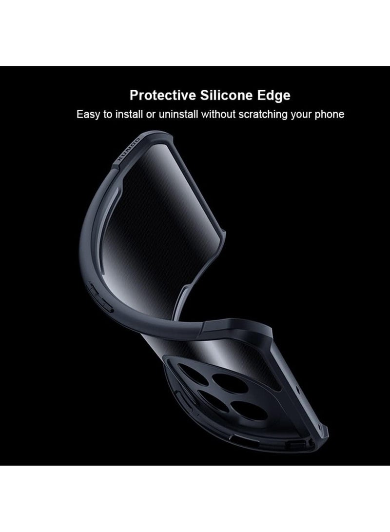 general Chinook Case for OPPO Find X7 Ultra, 【Airbag Protection】 Transparent PC Back + Soft TPU Frame, Anti-scratch Case - Image 4