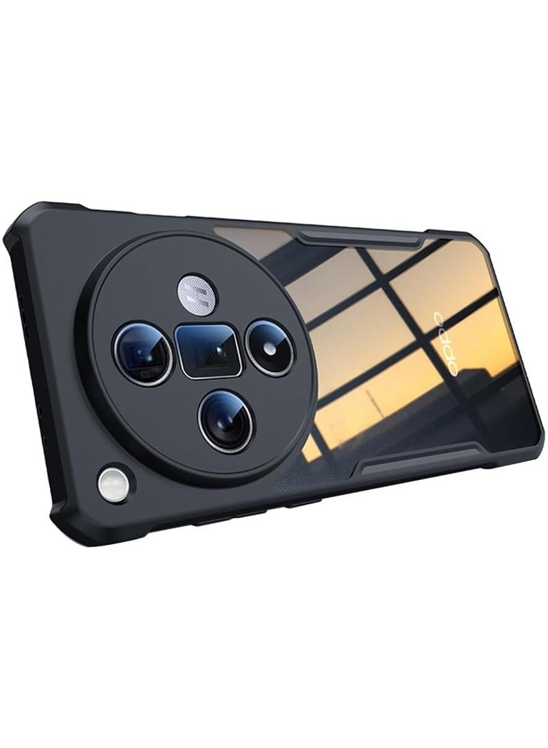 general Chinook Case for OPPO Find X7 Ultra, 【Airbag Protection】 Transparent PC Back + Soft TPU Frame, Anti-scratch Case - Image 1