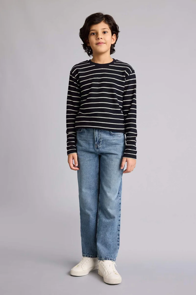 DeFacto New Regular Fit Long Sleeve T-Shirt
