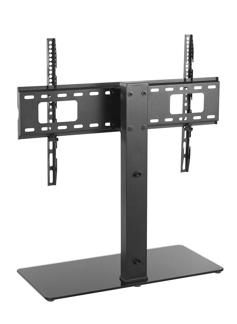 Table Top LCD/LED TV Stand with 8.0mm/0.31in Thickness Tampered Glass Fit for 37~70in with Holding Weight Capacity 40KG (88lbs)  - Image 2