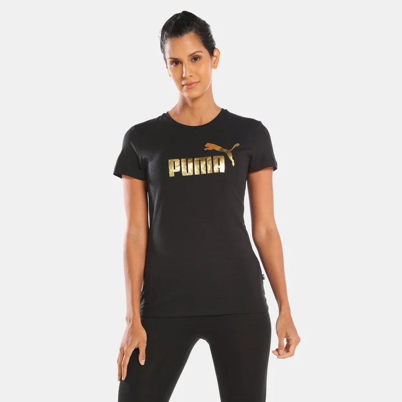 Women's Essentials+ Metallic Logo T-Shirt