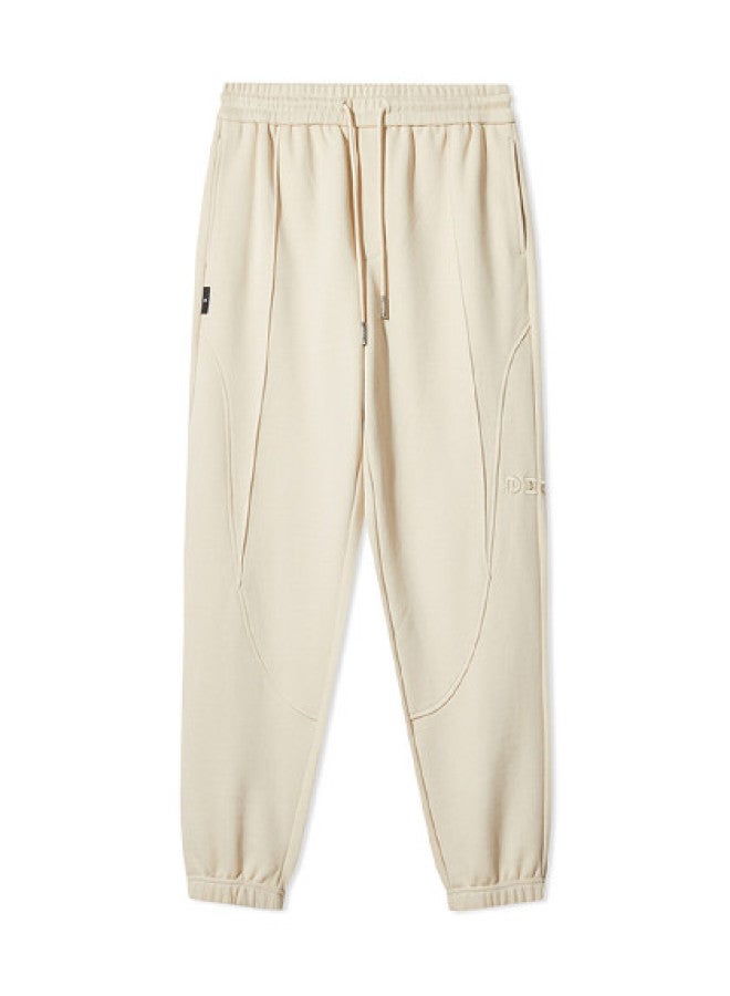 Cabbeen Mall Same Style] Letter Embroidery Sweatpants Spring/autumn Loose Fit Casual Pants Trendy Comfortable Versatile Trousers - Image 1