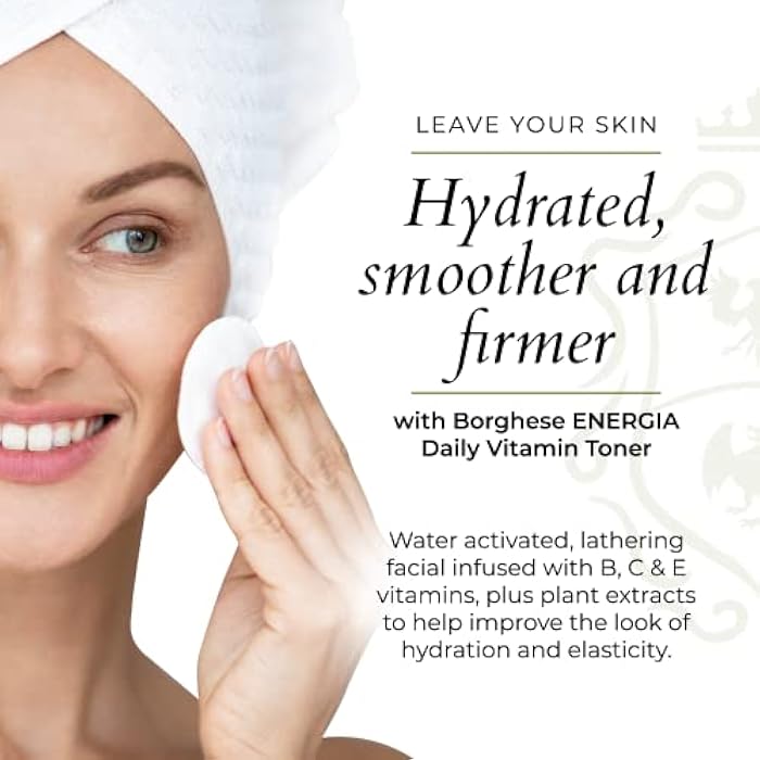 Borghese Energia Daily Vitamin Toner - Facial Toner with Vitamin C, B, & E, Niacinamide & Plant Extracts for Skin Tone & Texture, for All Skin Types - Image 2