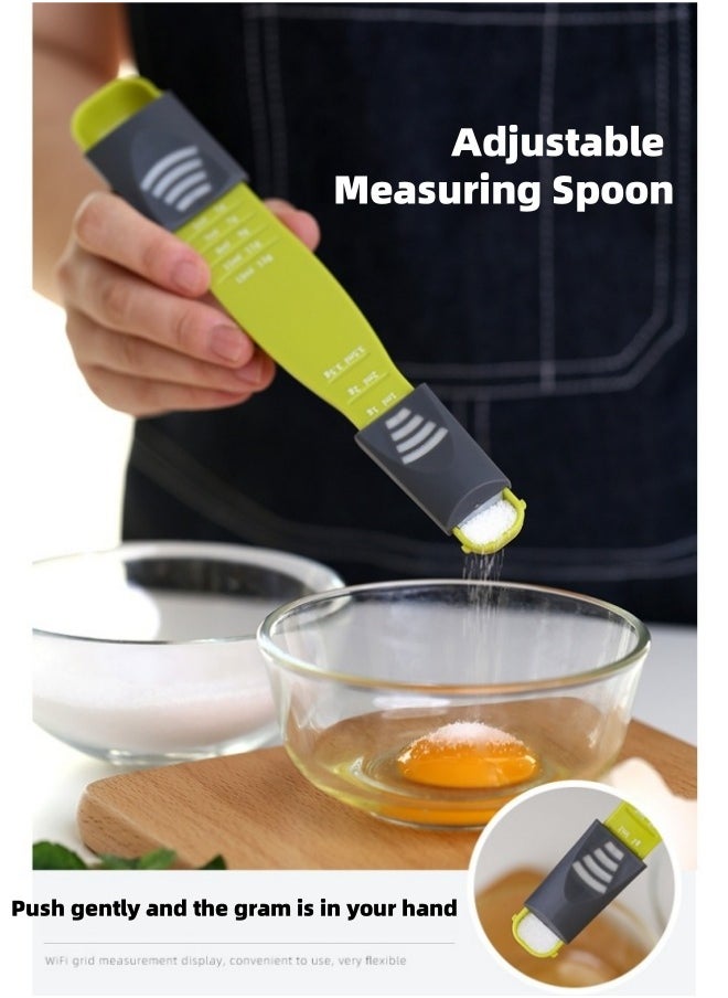 Healife Adjustable Measuring Spoon | Precise for Baking, Coffee, Spices, Sugar & Salt  - Image 1