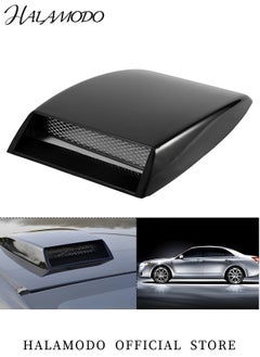 Generic Universal Car Air Flow Intake Hood Scoop ABS Self Adhesive Bonnet Vent Cover SUV Vent Cover Decorative Hood for Most Cars & Vehicles  - Image 2