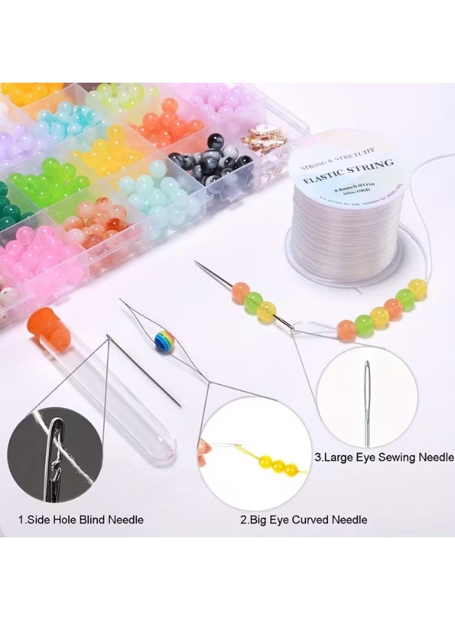 1PC White Elastic Beading Cord 60M | Strong Stretch String for Bracelet & Jewelry Making | Flexible Bead Thread for DIY Crafts, Necklaces, Bracelets, Handmade Accessories & Repairs - Image 5