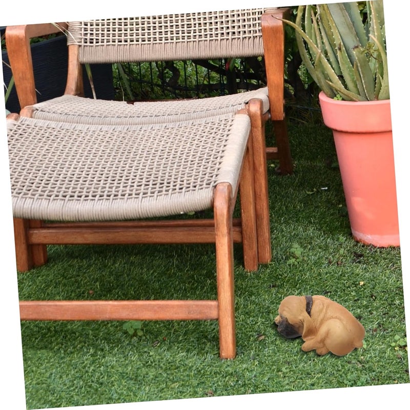 Uonlytech Puppy Garden Key Hider Box Outdoor Hidden Key Holder with Realistic Dog Statue Appearance Weatherproof Safe Storage for Lawn - Image 4