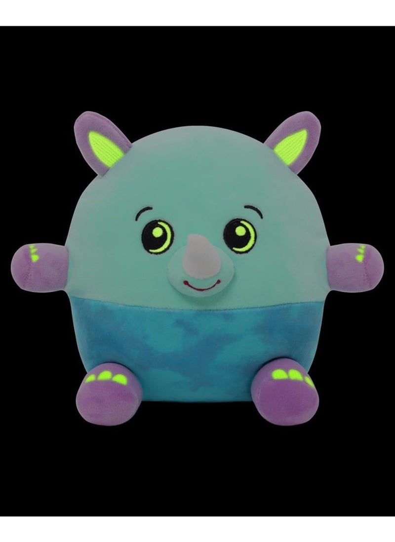 Happy Lines Gifts Dream Beams glow in the dark - , Rafael the rhino (7.5"/18cm) - Vacuum Pack w/ hangtag  - Image 4